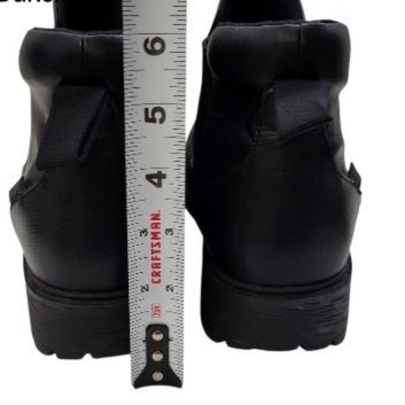 42 Alegria Waterproof Rowen Black Leather Chelsea Ankle Boot Shoe Women 11.5 12 - Picture 13 of 16